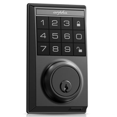 China 35-45mm Arpha D100 Smart Door Lock BLE Password Keyless Apartment Room Lock  APP Digital Door Lock For Sale for sale