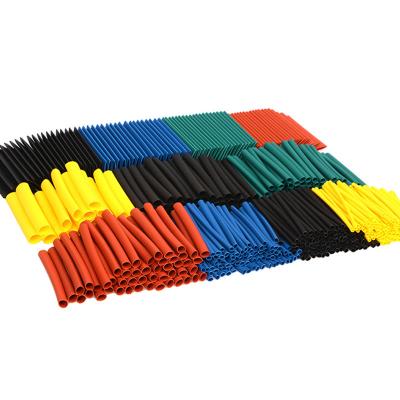 China 2:1 Ratio Polyolefin Shrinkable Assortment Tubing Insulation Tubing Heat Shrinkage Protection 530pcs Cable Wire Insulation Electronic Wrap Wire Cable Sleeve Tubes Kit for sale