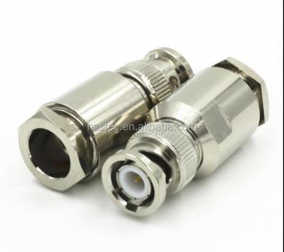 China RF BNC Male Plug Clamp For RG8 LMR400 RG213 RG165 Cable RF Connector for sale