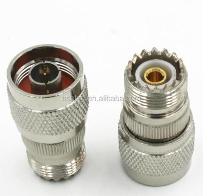 China RF N Type Male Plug To PL259 UHF Adapter SO-239 Female Connector for sale