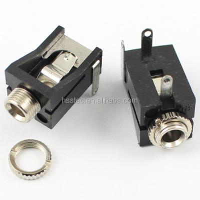 China audio & Video 3.5mm 1/8 Connector 3 Pin DIP Female Audio Headphone Jack PJ302M PJ-302M for sale