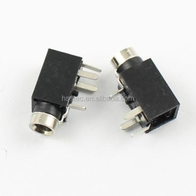 China DIP 2.5mm Pin Automotive Audio Female 4 Connector Stereo Earphone Jack PJ210B for sale