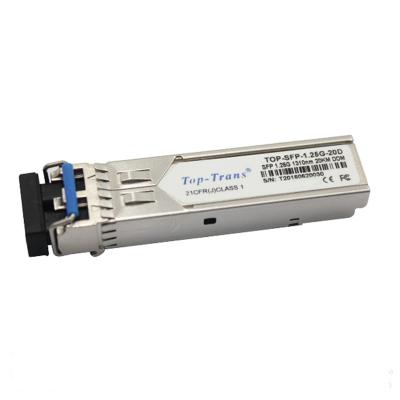 China (Data Center) scp6G44-H2-BWE 1.25G 1310nm sumitomo SFP 20km Dual Fiber Single Mode Compatible Media for sale