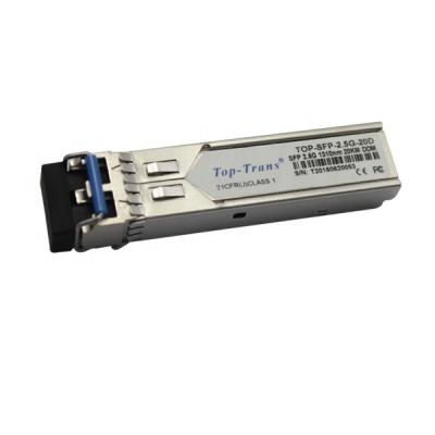 China Finisar SFP transceiver cable FTLF1421P1xCL 2.5G 1310nm 20km SFP TOP-SFP-2.5G-20D for sale