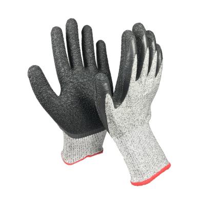 China ZMSAFETY Anti-oil Level 5 Hand Protection Glass Industry Cut Resistant Gloves Latex Coated Gloves for sale