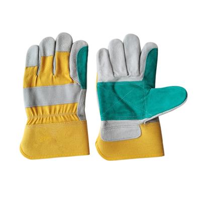 China Durable Cow Split Leather Work Hand Gloves Welding Rigger with Competitive Price for sale