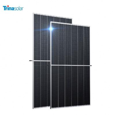 China Summit 550W+ Monocrystalline PV Solar Panel System Trian Bifacial Modules Double Sight Glass 30MM Bifacial Solar Panel 530W 540W 550W for sale