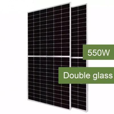 China Hot Sale 450W 550W 600W System Hongyi Solar Panel Half Cell PV Module Mono Solar Panel MBB for sale