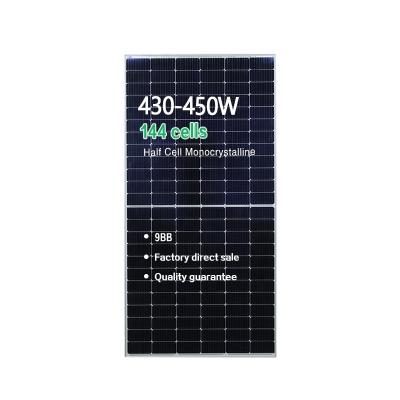 China 440 Watt 450W 455W PERC 9BB Monocrystalline Solar Panel 440W 440W Solar Panel System Hongyi Solar Panels 460W for sale