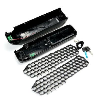 China Battery Pack Hailong Plus Type 65pcs Cell Battery Box Electric Bike Battery Downtube Case for sale