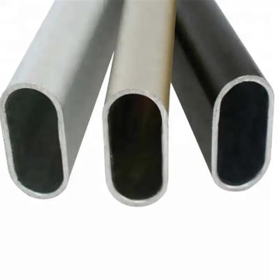 China Silver 5083 5052 7005 Aluminum Oval Tube 2