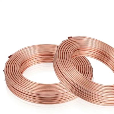 China Astm B280 C12200 Copper Pipe Coil 15mm 6.35x0.7mm Thin Wall Copper Tubing for sale