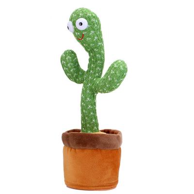 China Dancing Plant Cactus Hot Funny 32cm Electric Dancing Plush Stuffed Toy with Music for Kids Children Gifts Home Office Decoration for sale