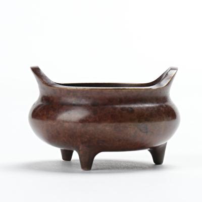 China Chinese Incense Manufacturer Wholesale Three Style Red-Copper Incense Burner For Decoration for sale