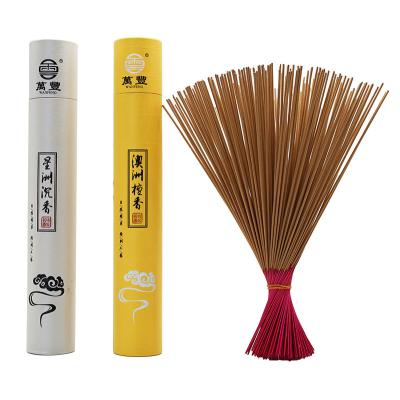 China Chinese Incense High Quality Good Price 200g Canned Buddhist Worship Sandalwood Agarwood Bamboo Stick Incense for sale