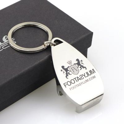 China Viable Custom Printed Logo Keychain /hotel keychain gifts supplier bottle opener car key chain for sale