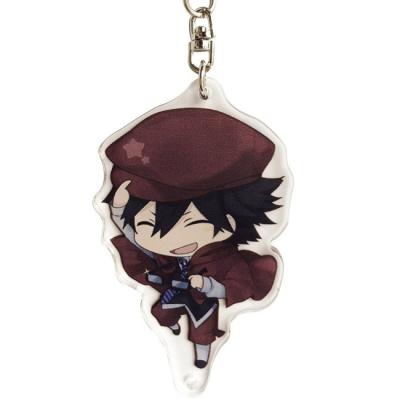 China Eco - Friendly Anime Custom Printed Acrylic Charms Key Chain for sale