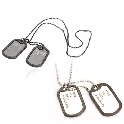 China Europe Metal Men Use Collar Personalized Dog Tag For Army for sale