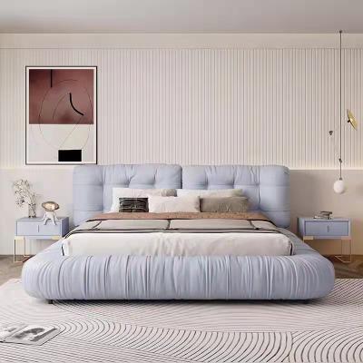 China (Other) Modern Italian Designer Adjustable Queen Size Platform Bed Selection Luxury Bedrooms Beds for sale