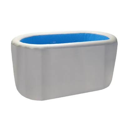 China ANTI-DEFROST SYSTEM Dwf Customize Inflatable Ice Bathtub Cold Plunge Tub Ice Bath Barrel For Recovery for sale