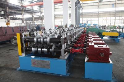 China Auto Stacker Highway Guard Rail Roll Forming Machine 8Tons Hydraulic Decoiler for sale