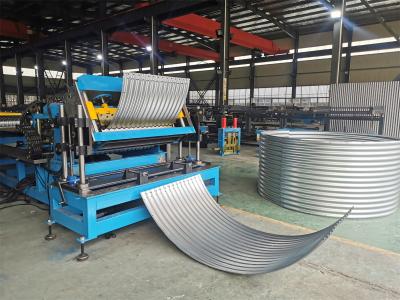 China Corrugated Steel Grain Care Silo Machine Storage Rack Frame Roll Forming Machine for sale