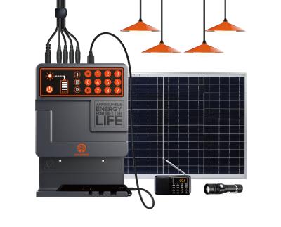 China ENERGY PAYG 20W Kit Home Solar Systems JUA Solar Pay at Home Like You Come Home Light Up Solar Power System for sale