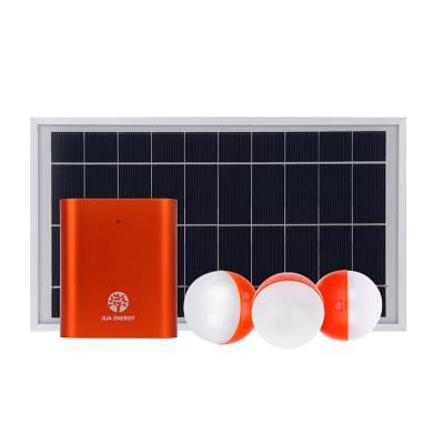 China Home Portable LED Lighting Home Solar Power System Solar Panel Home Solar Powered Lighting Kit with 5V USB Cell Phone Charging for sale