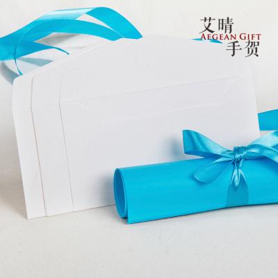 China Materials that respect the environment. Non-Toxic Aegean Handmade Gift Custom Document Small Stationary Envelope Packaging Large Letter Envelope Set for sale