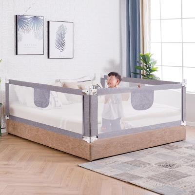 China Eco Friendly Toddler Safety Bed Rail Fence Canvas Covers Bed Rail Protector Baby Bed Fence for sale