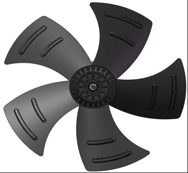 China Long Service Life Blower Factory Customization 400Mm Fan AC Axial Fans 5 Blades Axial Outer Rotor for sale