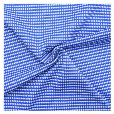 China Fabric Jacquard Stretch Knitted Polka Dot Crinkle Cotton Seersucker Bubble Fabric For Swimwear Bikini for sale