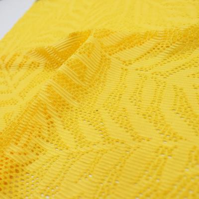 China Breathable 92%polyester 8%spandex floral design knitted mesh fabric for swimwear dress bikini for sale