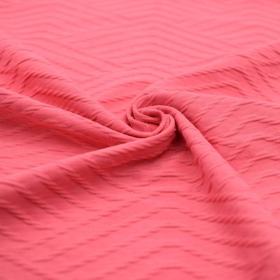 China Sustainable Recycled Nylon Spandex Fabric For Swimwear Bikini Stretched Jacquard Knitted for sale