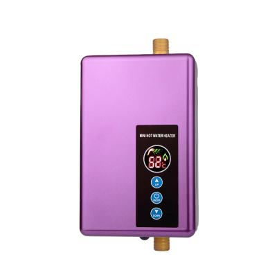 China Hotel Cool Design Tankless Instant Hot Electric Water Heater Automatic Electric Water Heater for Shower and Bath for sale