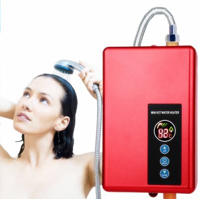 China Reasonable Price Electric Shower Low Power Built-in Water Heater Hotel Digital Water Heater Thermostat Instant Water Heater for sale