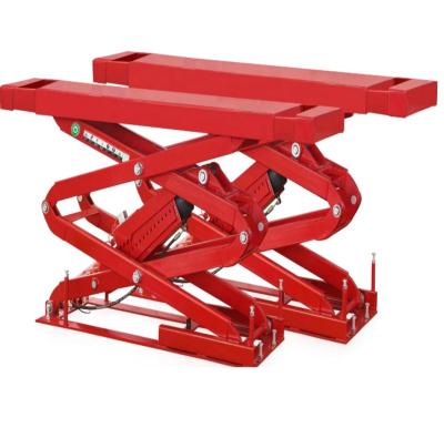 China YC-JSX-A-3430S 3T Stainless Steel Scissor Lift For Car/Hydraulic Scissor Car Lift Wheel Aligment Car Scissor Lift for sale