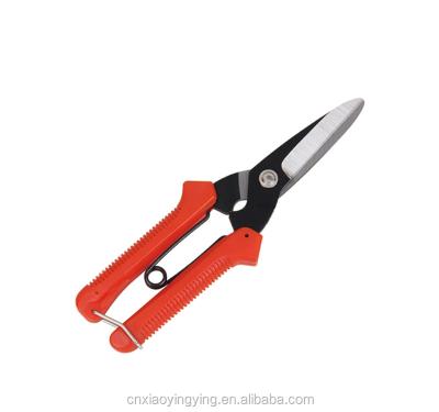 China Handle Yongkang XINGSHUO Garden Tools Hand Tools Anti-Slip Pruning Scissors with Lock Hook for sale