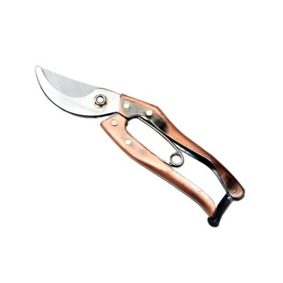 China Free Sample Professional Hand Gardening Shears Anti-Slip Forged Steel Pruners for sale