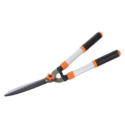 China Anti-skid Straight Handle Blade Hedge Shear Long Extend Handle Tree Branch Shears Pruner Grass Hedge Shear for sale