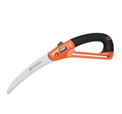 China Plastic Wood Handle Folding Notch Saw 180mm Hand Saw With Guard Bow Folding Saw High Quality xs-9027A for sale