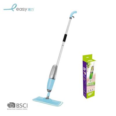 China 2020 Sustainable Household Floor Cleaning Tools Easy Wiping Sound Aluminum Spray Mop for sale