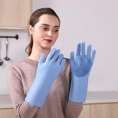 China Protectyour hands free from empy sApply to the most popular bakery kitchen professional silicone cleaning gloves for sale for sale