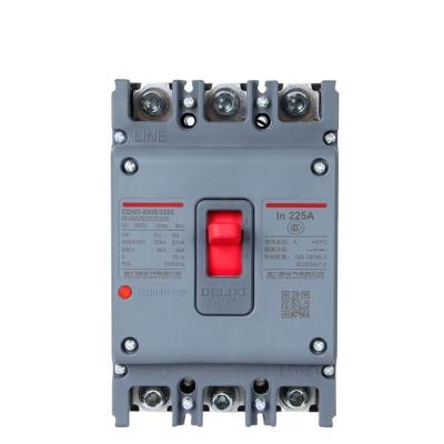 China DELIXI CDM3-250/3P 250 Amp Molded Casecircuitbreaker Price Molded Case 35-85kA for sale