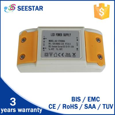 China 10 years experience SAA CE approved ac85-130v /180-240v input dc18-42v 300ma 10W dimmable led driver for sale