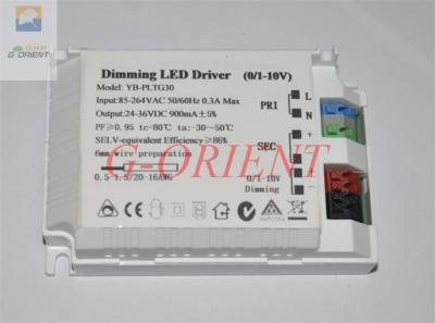 중국 보편적인 600ma 0-10V PWM Dimmable 일정한 현재 지도된 운전사 전력 공급 판매용