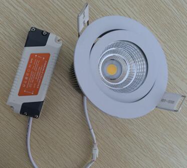 China Dimmable led driver COB downlight for sale