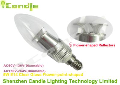 China Epistar Chip Residential Dimmable Led Candle Bulbs 5watt , 50000H Long Lifespan for sale