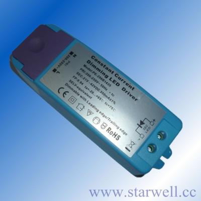 China SAA approved led driver for indoor application 18W triac dimmable led driver 430ma max output for sale