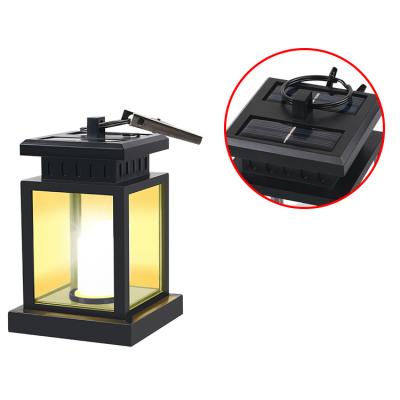 China Outdoor Portable Wall Decor Solar Torch Fire Garden Lantern Tree Light with Dancing Flickering Flame for sale